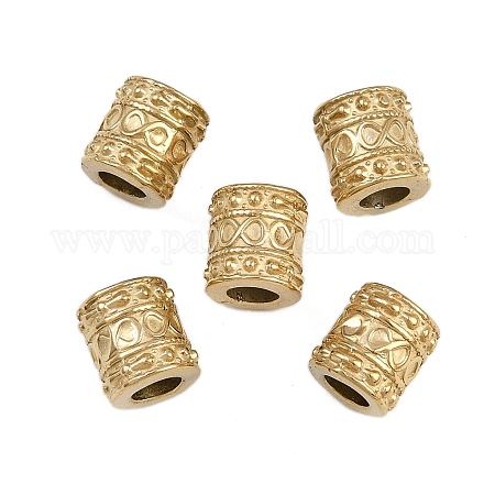 Европейские бусины из нержавеющей стали 304 STAS-K295-46G-1