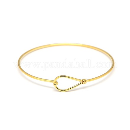 Cool 304 Stainless Steel Bangles BJEW-L374-06G-1