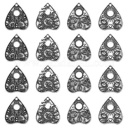 20шт 4 стиля подвески из сплава в тибетском стиле TIBEP-CJ0003-36-1