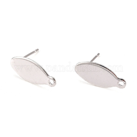Accessoires de puces d'oreilles en 304 acier inoxydable X-STAS-H436-19S-1