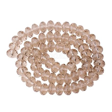 Faceted Rondelle Imitation Austrian Crystal Bead Strands G-PH0003-11-1