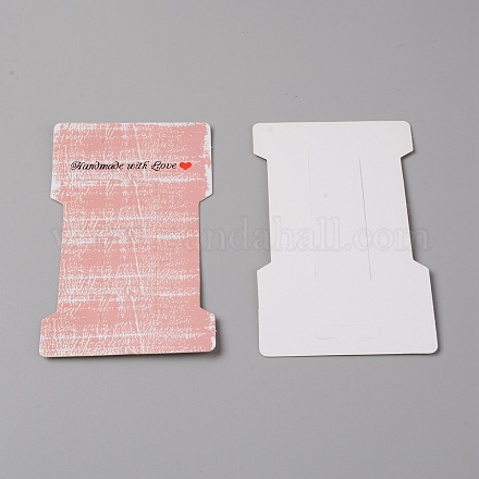 Карты дисплея скрепки для волос CDIS-WH0019-01F-1