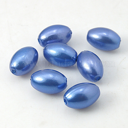 ABS Plastic Imitation Pearl Beads MACR-G007-7-1