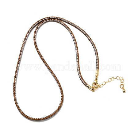 Изготовление ожерелья из плетеного нейлонового шнура толщиной 2.5 мм FIND-G095-01G-03-1