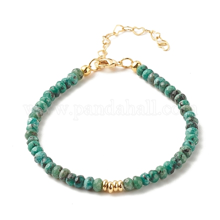 Natural Malaysia Jade(Dyed) Beaded Bracelets for Women or Men BJEW-JB07791-05-1