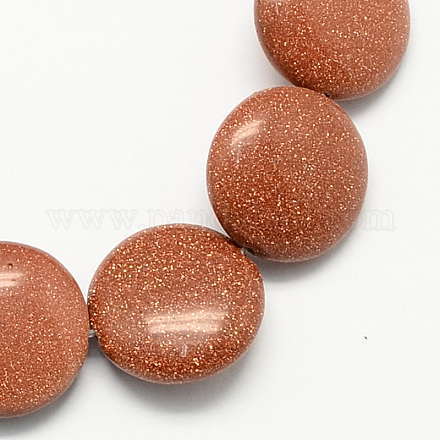 Chapelets de perles en goldstone synthétique G-S110-09-1