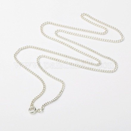 Iron Twisted Chains Necklace Making NJEW-JN00687-1
