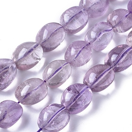 Natürlichen Amethyst Perlen Stränge G-I259-06-1