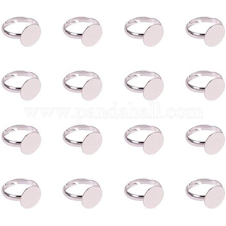 Bases de anillo de almohadilla de latón KK-PH0035-60S-RS-1