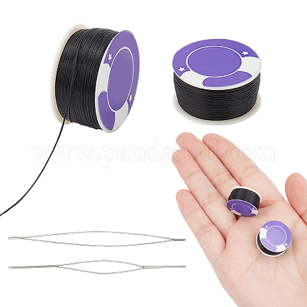 2 рулон ниток для бисероплетения из полиэстера со специальным покрытием OCOR-NB0002-06B-1