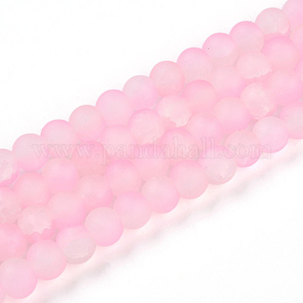 Стеклянные бусины кракле X1-GLAA-N009-6mm-02-1