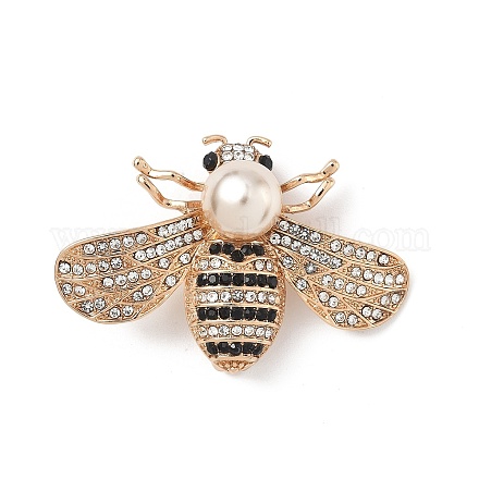 Броши из сплава пчел со стразами для рюкзака JEWB-M071-01KCG-1