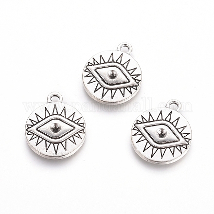 Стойки плакировка тибетского стиля сплава кулон настройки горный хрусталь&nbsp;LS-X-TIBEP-L005-08AS-1