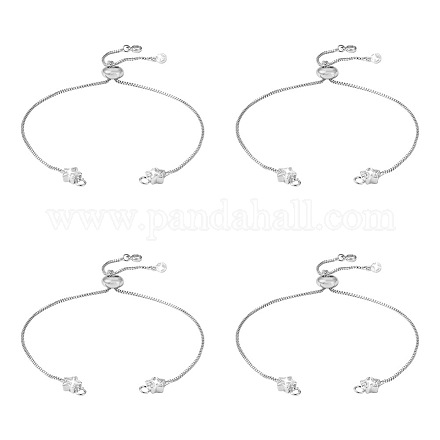 Bracelets coulissants en laiton réglables à placage en rack YS-TAC0001-14P-1