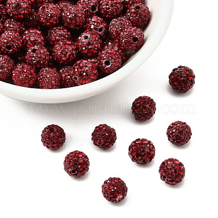 Pave disco бусины RB-H258-8MM-208-1