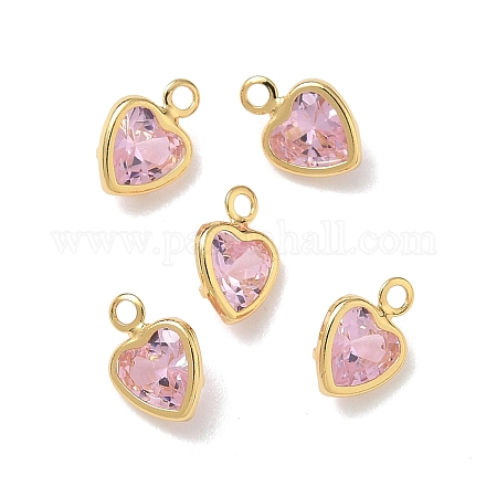 Латунные микро проложить кубического циркония подвески KK-Z136-18G-02-1