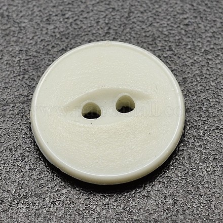 Botones de plástico de dos-agujeros BUTT-J038-24L-01-1