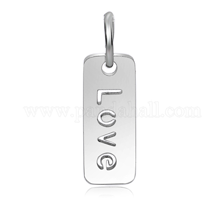 316 Surgical Stainless Steel Pendants STAS-Q193-AAT539-1