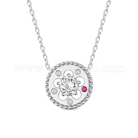 Shegrace 925 collar con colgante de plata esterlina JN617B-1