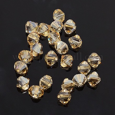 Perles de cristal autrichien 5301-6mm001GSHA-1