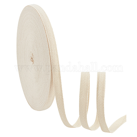 NBEADS 54.68 Yards(50m)/Roll Cotton Tape Ribbons OCOR-WH0066-92B-01-1