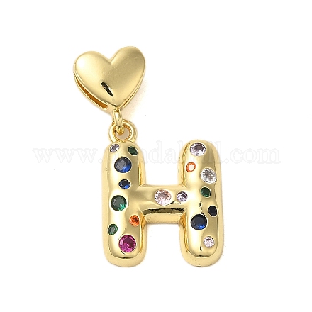 Покрытие стойки латунь микро паве прозрачные перданты из кубического циркония KK-C067-12G-H-1