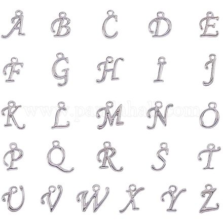 Legierung gemischte Buchstaben Anhänger PALLOY-PH0012-42-1