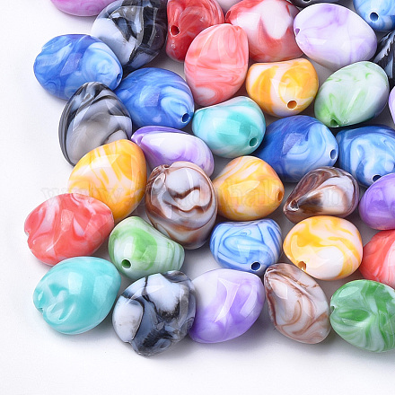 Acrylic Beads OACR-T009-09-1