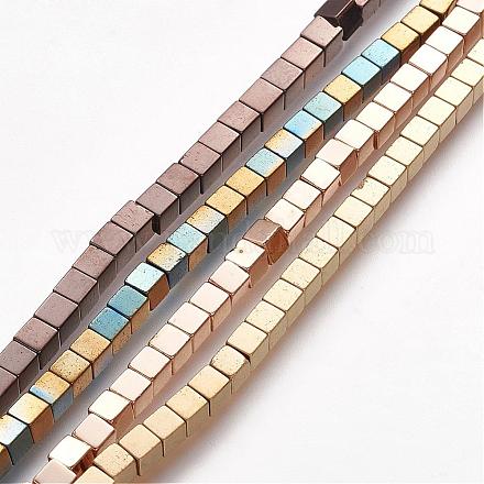 Non-magnetic Synthetic Hematite Beads Strands G-P218-14-M-1