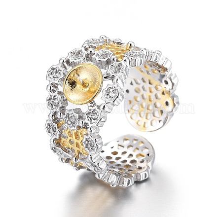 925 кольцо из стерлингового серебра STER-F048-05PG-1
