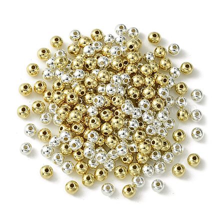 200шт 2 цвета пластиковые бусины ccb CCB-FS0001-07-1