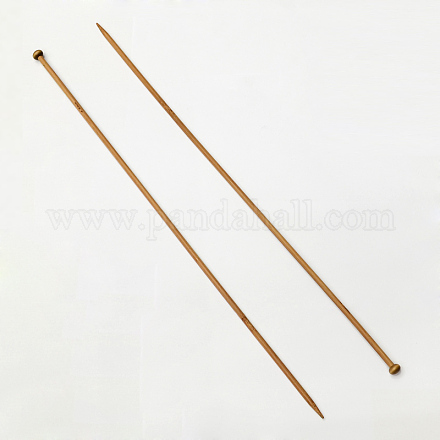 竹シングル尖った編み針  ペルー  400x12x5.5mm  2個/袋 TOOL-R054-5.5mm-1