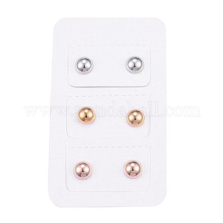 304 Stainless Steel Ear Studs EJEW-G210-02-1