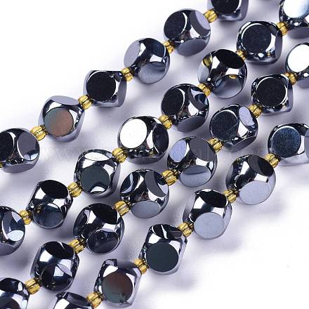 Brins de perles de pierre terahertz G-A030-B03-10mm-1