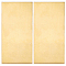 2Pcs Brass Sheet, Rectangle, Raw(Unplated), 50x100x2mm