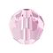 Preciosa® Crystal Beads, Czech Crystal, 451 19 602 Round, 70220 Pink Sapphire, 6mm, Hole: 1.2mm