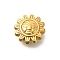 Ion Plating(IP) 304 Stainless Steel Beads, Sun, Real 18K Gold Plated, 14.5x6mm, Hole: 1.8mm