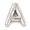 Non-Tarnish 304 Stainless Steel Pendants, Balloon Letter Charm, Letter A, 20x16.5x5mm, Hole: 2mm