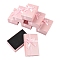 6Pcs Cardboard Paper Jewelry Set Boxes, Rectangle with Bowknot, Pink, 5.05x8x2.7cm