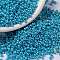 MIYUKI Round Rocailles Beads, Japanese Seed Beads, 8/0, (RR433) Opaque Turquoise Blue Luster, 8/0, 3mm, Hole: 1mm, about 2111~2277pcs/50g