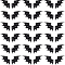 40Pcs 2 Style Demon Wing PU Leather Ornament Accessories, for DIY Clothing, Hat, Bag, Black, 79x43x3mm, 20pcs/style