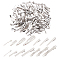 PandaHall 140 pcs 14 Styles Hair Clips, Flat Alligator Hair Clip Bobby Pin Hair Barrette Snap Hair Clips DIY Hair Tools Accessories for Women
