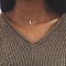 Alloy Pendant Necklaces for Women, Golden, Moon, 12.60 inch(32cm)