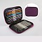 DIY Knitting Needles Sets, Inlcuding Stainless Steel & Aluminum Alloy Hook Needles, Purple, 125~145x0.6~6.5mm, 22pcs/set