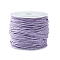 23M Waxed Cotton Thread Cords, Macrame Artisan String for Jewelry Making, with Plastic Spools, Lilac, 1mm, about 25.15 Yards(23m)/Set