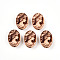 Opaque Acrylic Beads, Oval with Girl Pattern, PeachPuff, 17.3x13x5.5~6mm, Hole: 1.6mm, about 543pcs/500g