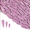 3 Styles Teardrop Shape Porcelain Mosaic Tiles, for DIY Mosaic Art Crafts, Picture Frames and More, Plum, 21~40x8~12x4mm, about 100g/set