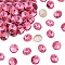 Preciosa® MAXIMA Crystal Round Stones, Czech Crystal, Bicone(436 11 177 Rivoli), Dura Foiling, 70010 Rose, SS39(8.15~8.4mm)