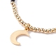 Ensemble de colliers pendentif étoile et lune pour adolescente femme NJEW-JN03738-01-8