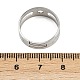 Оправы колец из хирургической нержавеющей стали 316L STAS-C125-03P-3